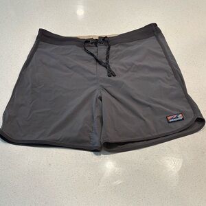 Patagonia Charcoal Swim Trunks, Size 38
